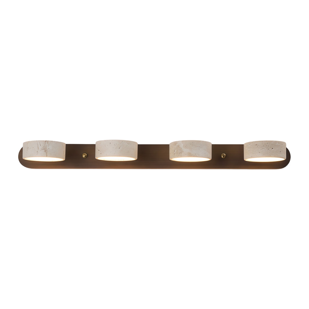 Vanity Bar Light Sconce Japansk Vintage Travertin LED Lampa