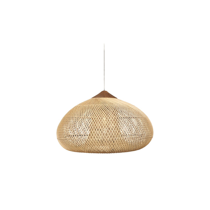 Vävda Ljuskronor Wabi-Sabi Rattan Taklampa