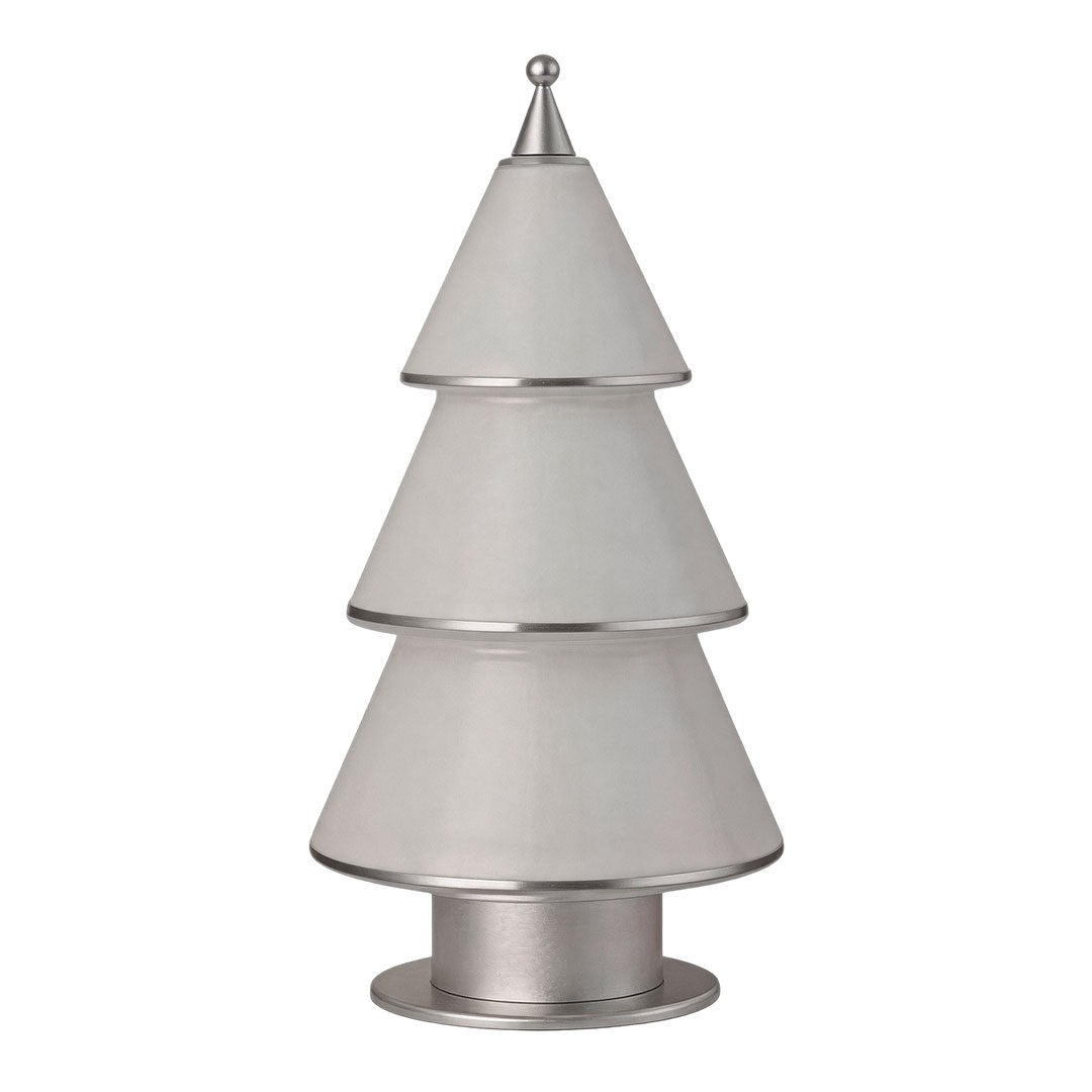 Vit samtida bordslampa Cedar julgran bordslampa