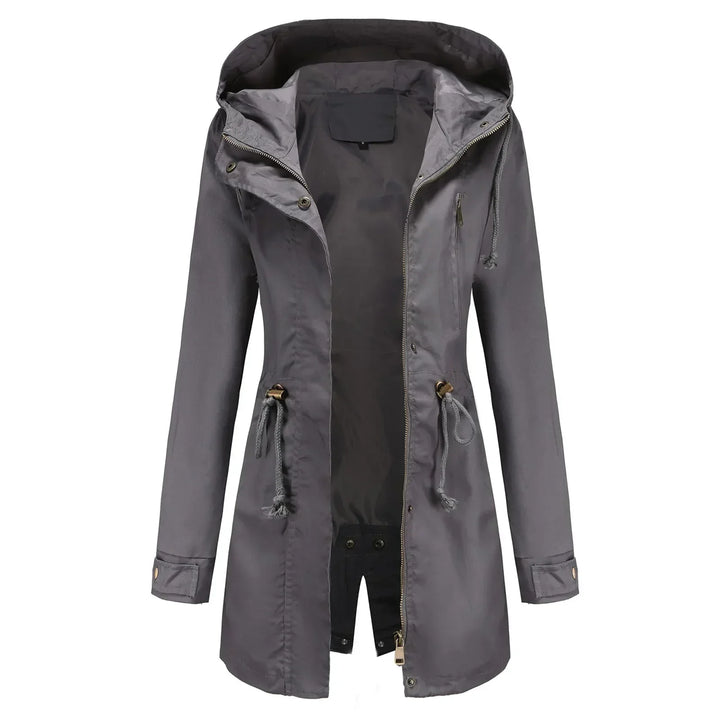 | Dam parka isolerad vinter