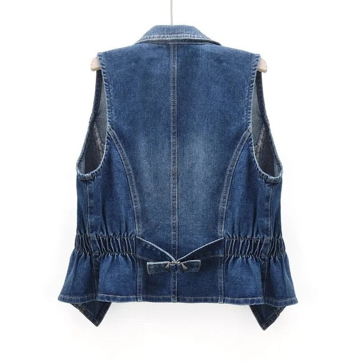 Dam’s casual Sleeveless Open Front väst
