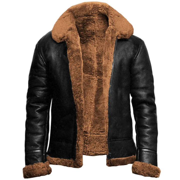 | Läder vinter Kappa