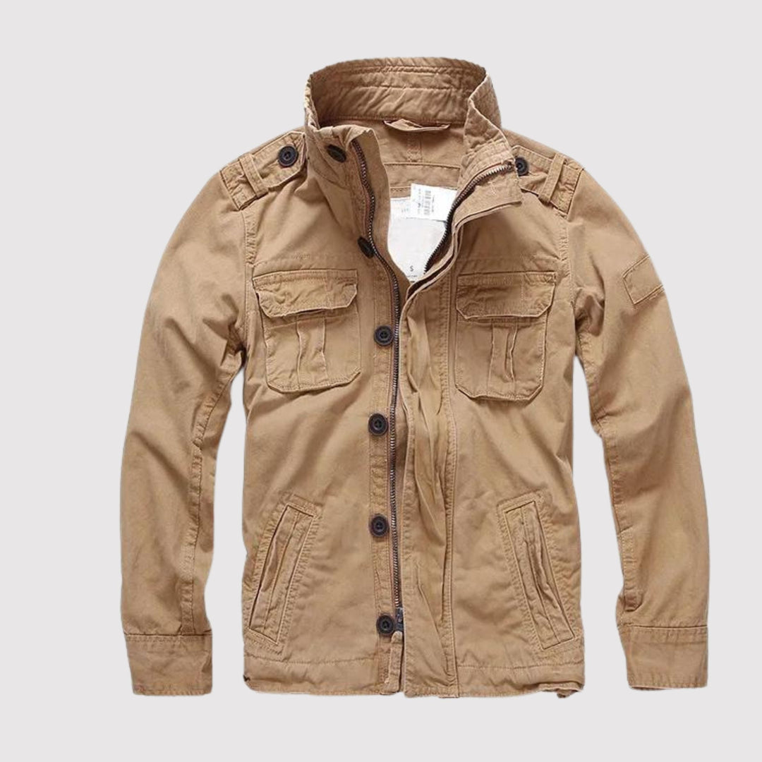 | Retro-Jeans Jacka med flera fickor