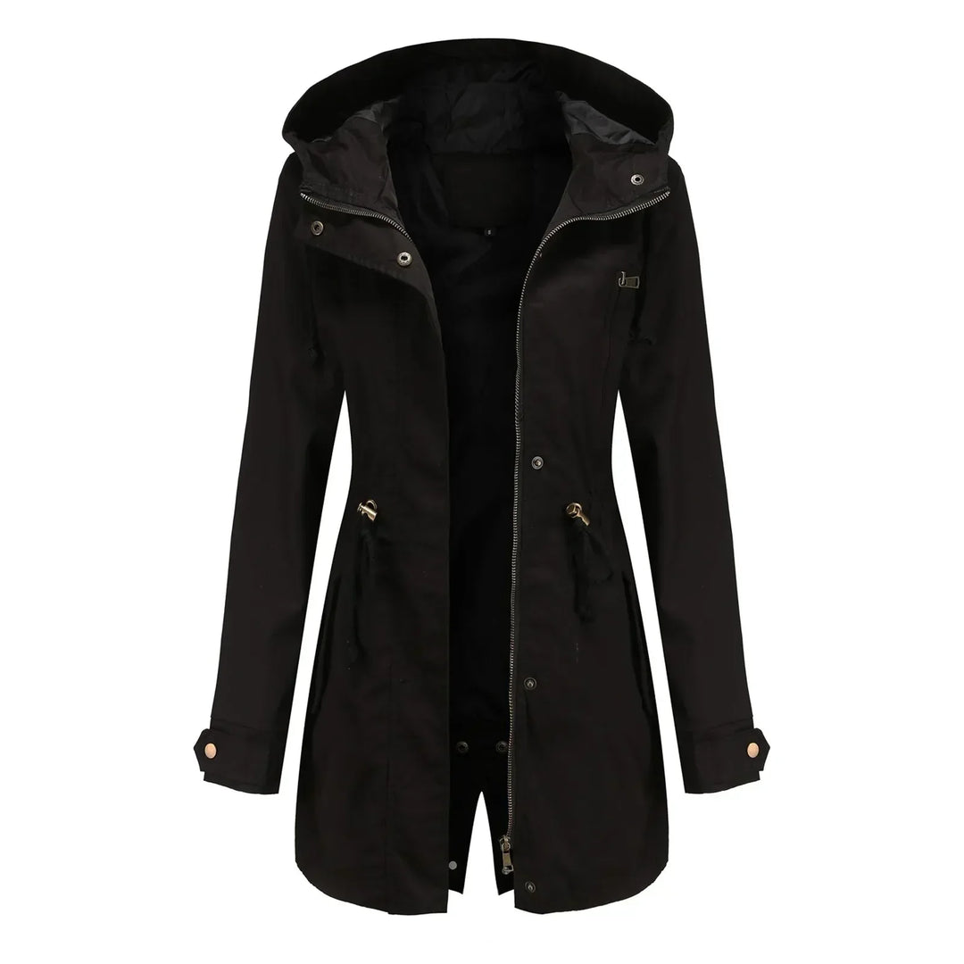 | Dam parka isolerad vinter