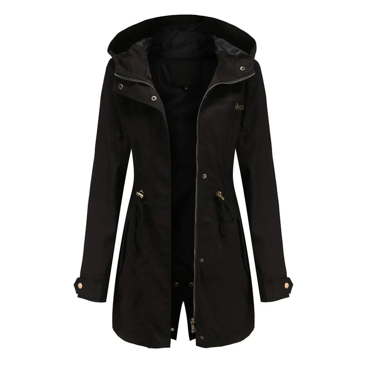 | Dam parka isolerad vinter