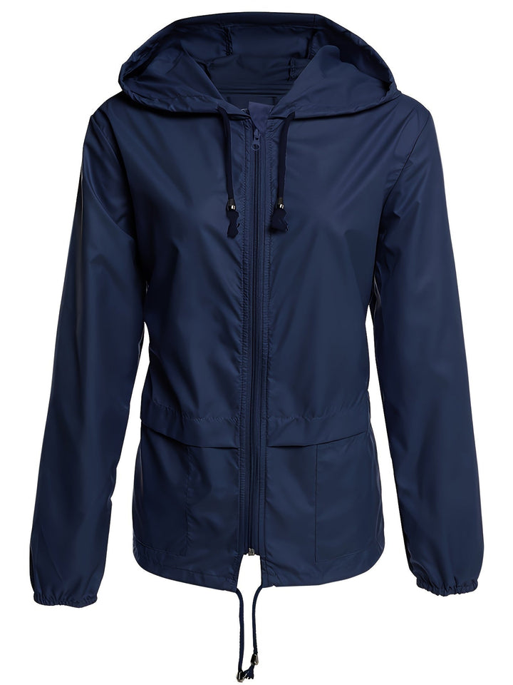 | med huva Windbreaker - stilren, mångsidig &amp; väderproof