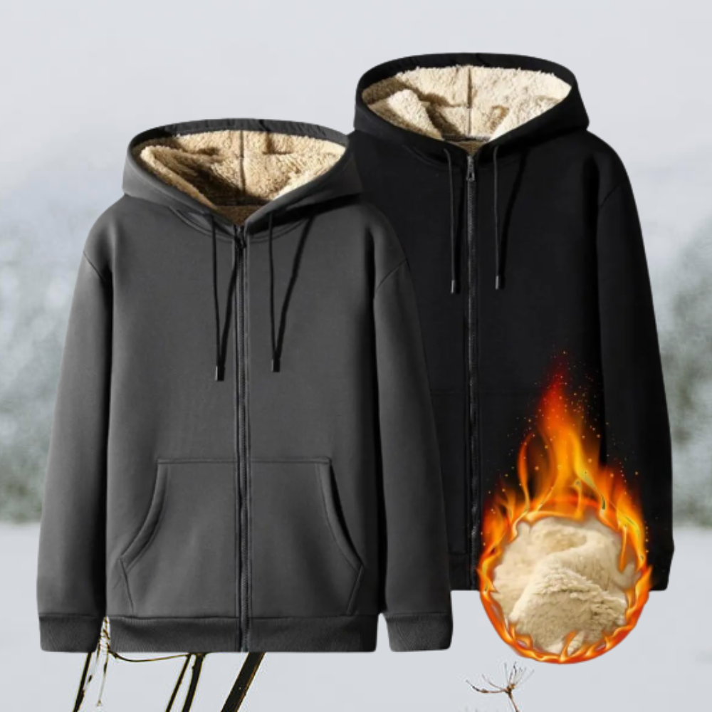 | Cozy Unisex Sheepskin med huva Jacka