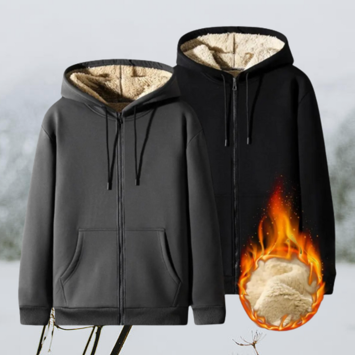 | Cozy Unisex Sheepskin med huva Jacka