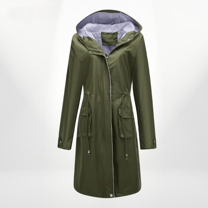 | vattentät Över Knee Rain trenchkappa