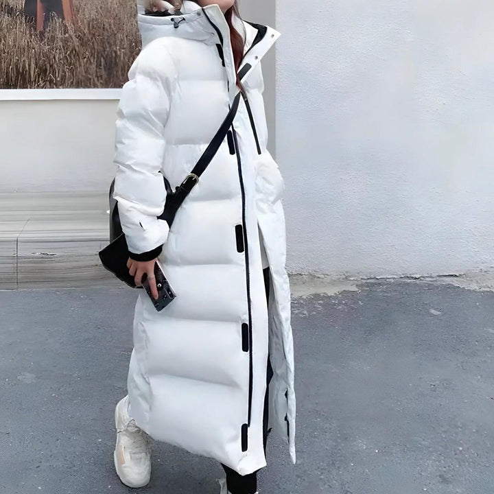 Dam Lång Water och Vindtät Vinter Parka