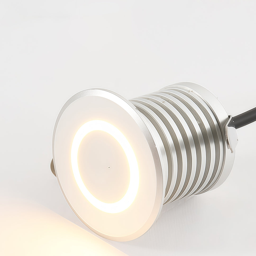 【4 PCS】Utomhus LED Trappbelysning Ring Vattentät Lampa