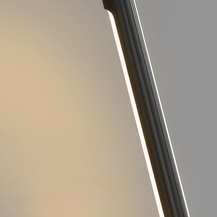 Samtida Linjär Vägglampa Minimalistisk Solid Kopparbelysning