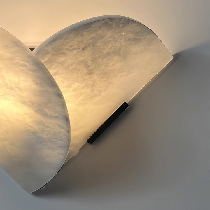 LED Ljus Vägglampa Dubbel Designer Fläktformad Lampa