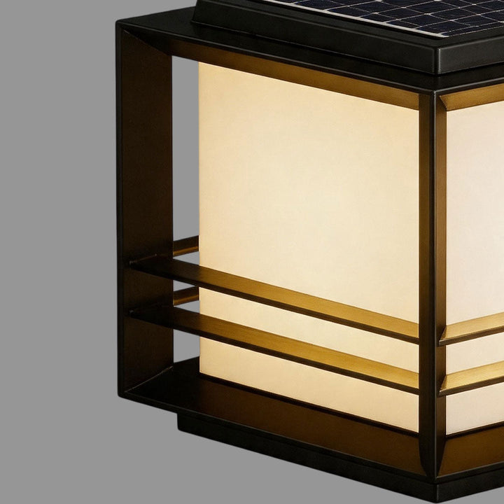 Modern gårdsbelysning för uppfart