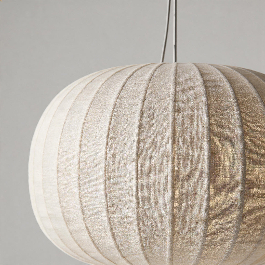 Vit Modern Kandelaber Wabi-Sabi Silke Tyg Taklampa