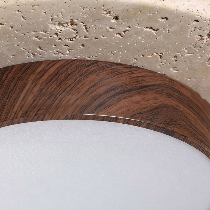 Vintage Flush Mount Light Fixtures Travertine Ceiling Light