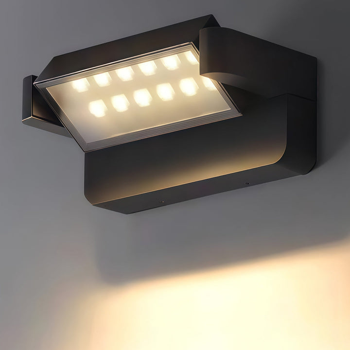 Samtida Utomhus Vägglampa 360° Justerbar LED Tvättlampa