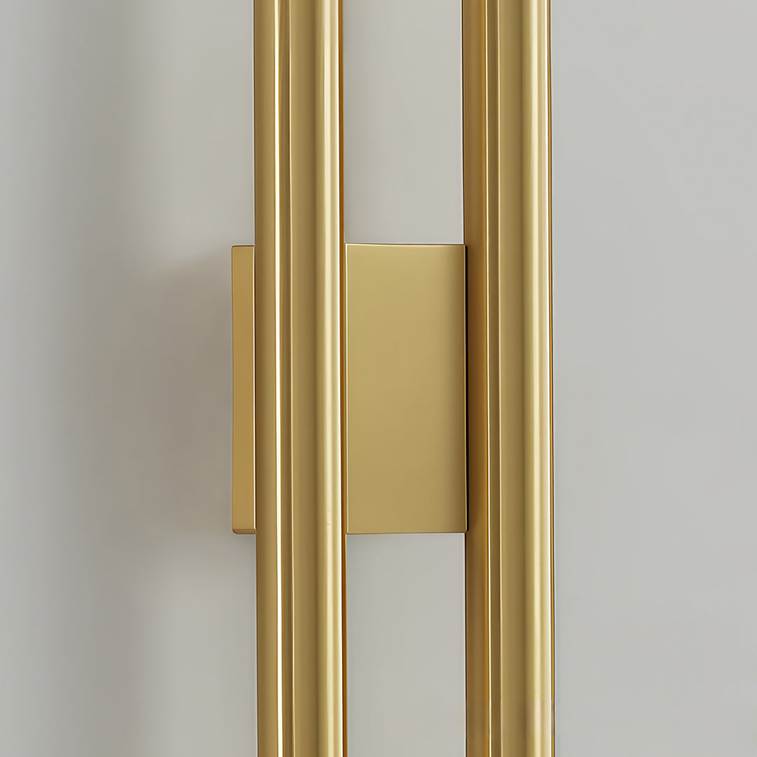 Modern Linjär Vägglampa Lyx H65 Solid Koppar Ljus