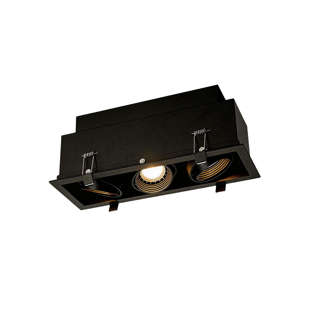 LED Spotlights Inomhus Grille Infälld Linjär LED Fullspektrum Ljus