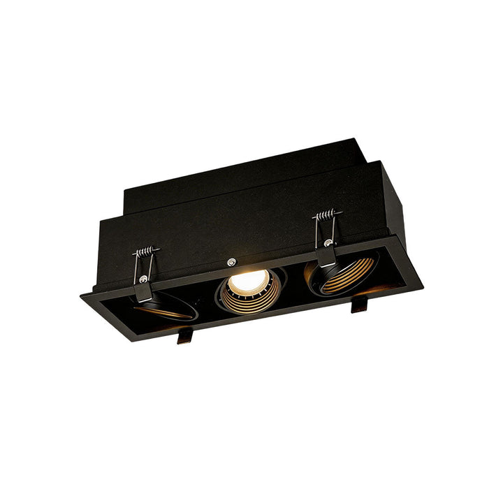 LED Spotlights Inomhus Grille Infälld Linjär LED Fullspektrum Ljus