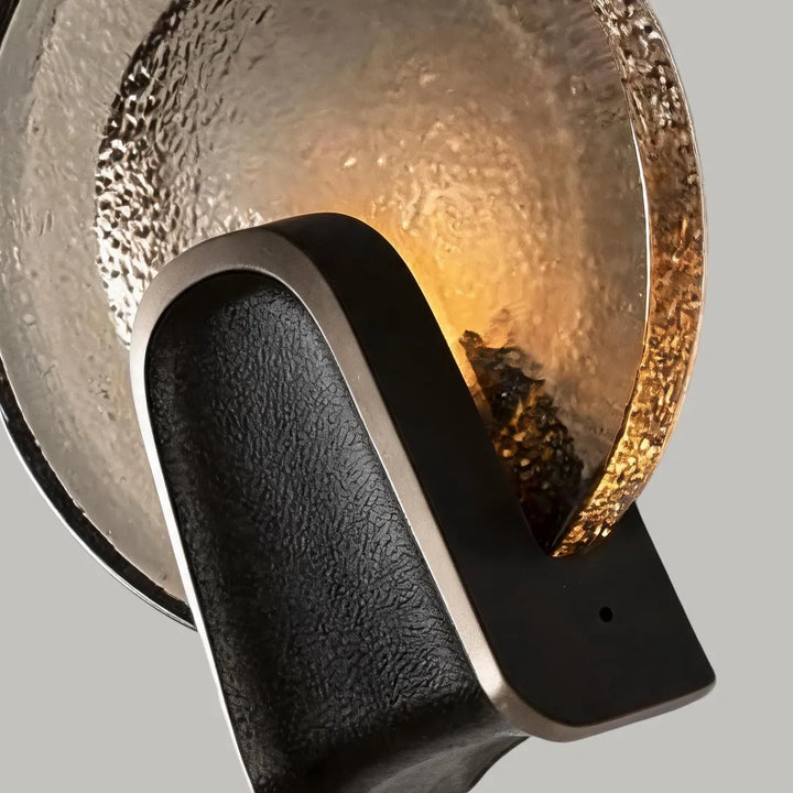Art Deco Vägglampa Belysning Lyxig Texturerad Glasljus