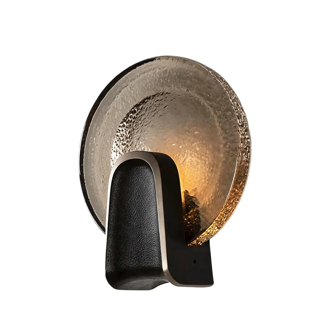 Art Deco Vägglampa Belysning Lyxig Texturerad Glasljus