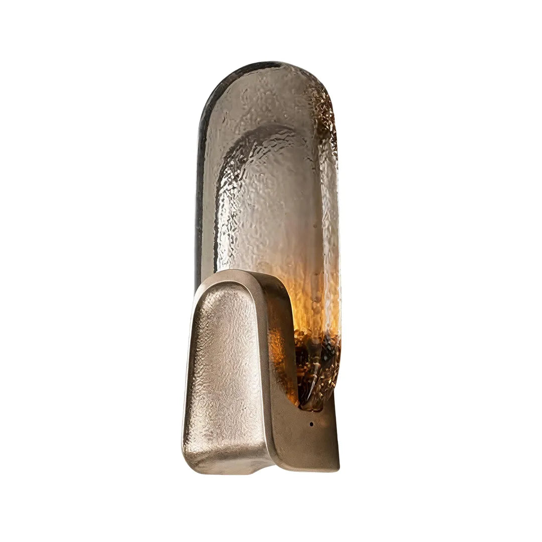 Art Deco Vägglampa Belysning Lyxig Texturerad Glasljus