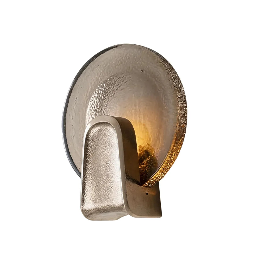 Art Deco Vägglampa Belysning Lyxig Texturerad Glasljus
