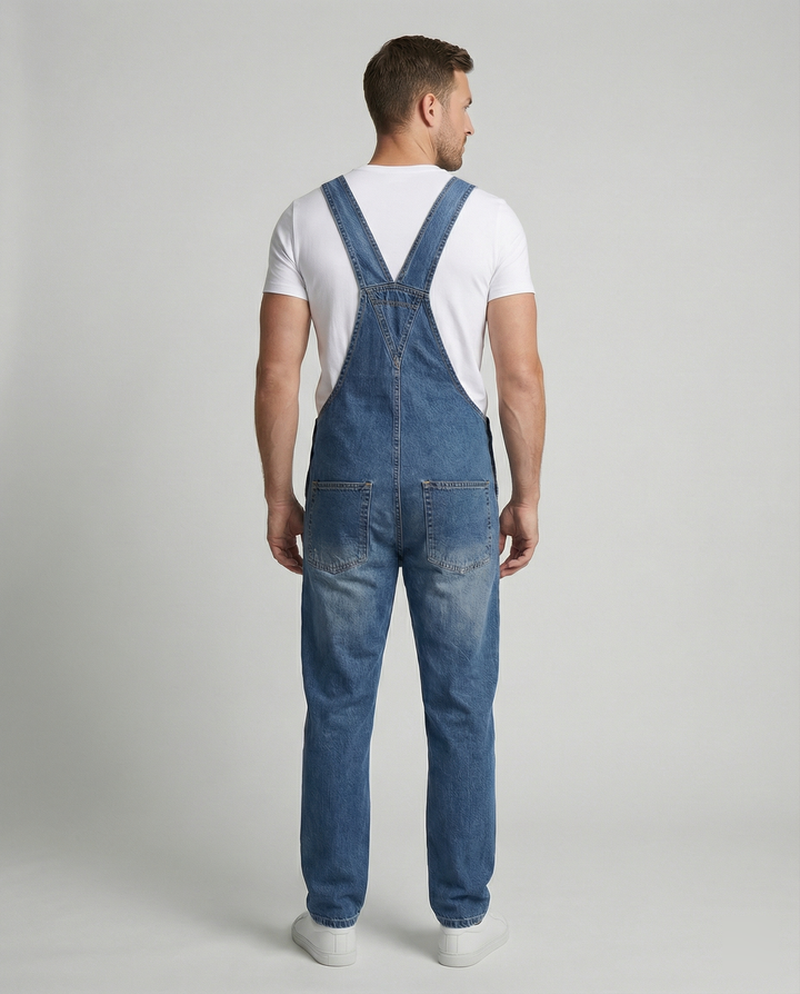 Herr overalls robust med justerbar straps
