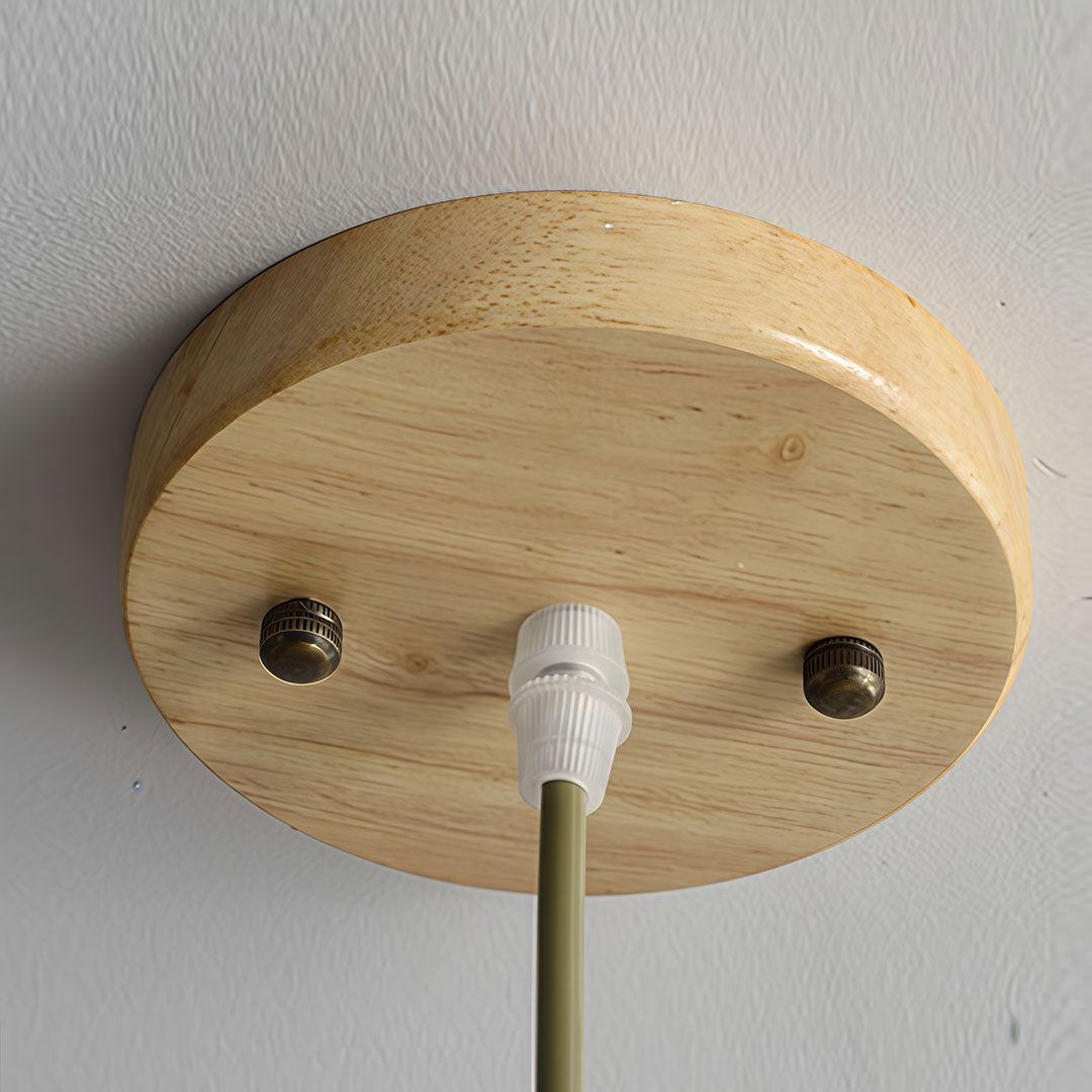 Bambu Pendellampor Japansk Vävda Taklampa