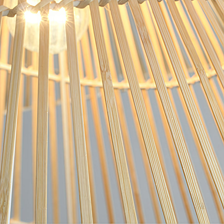 Bambu Pendellampor Japansk Vävd Taklampa
