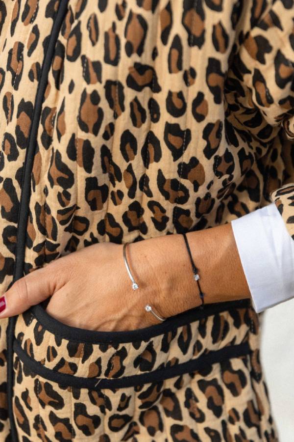 | Leopard Mönster Jacka