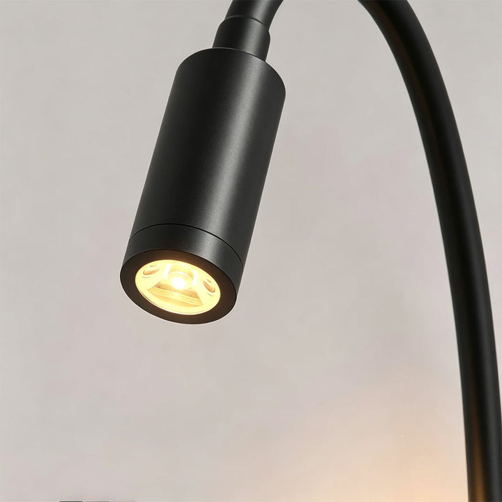 Sänglampa Vägglampa Kreativ Svart Metall