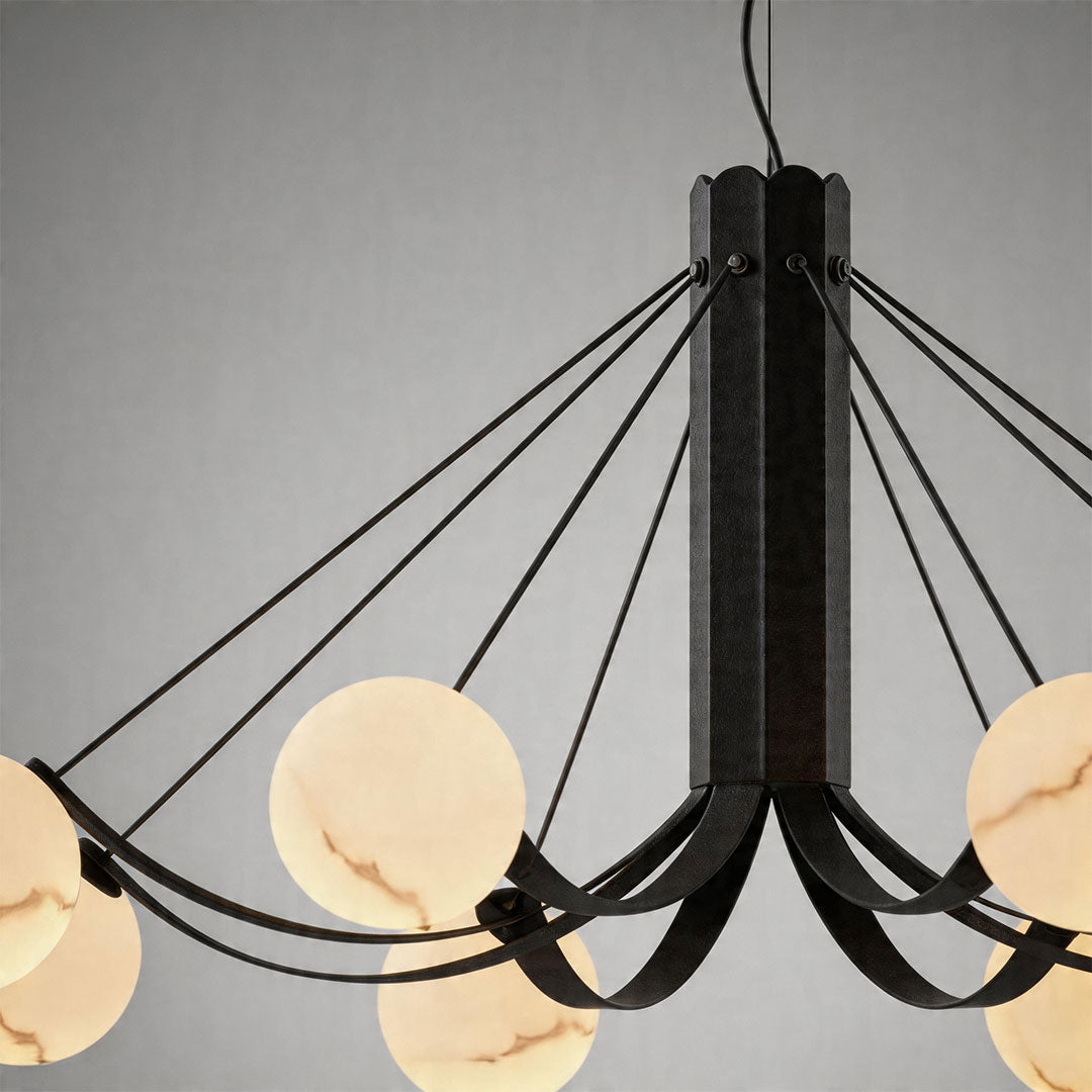 Svart Kandelaber Modern Kreativ Minimalistisk Taklampa