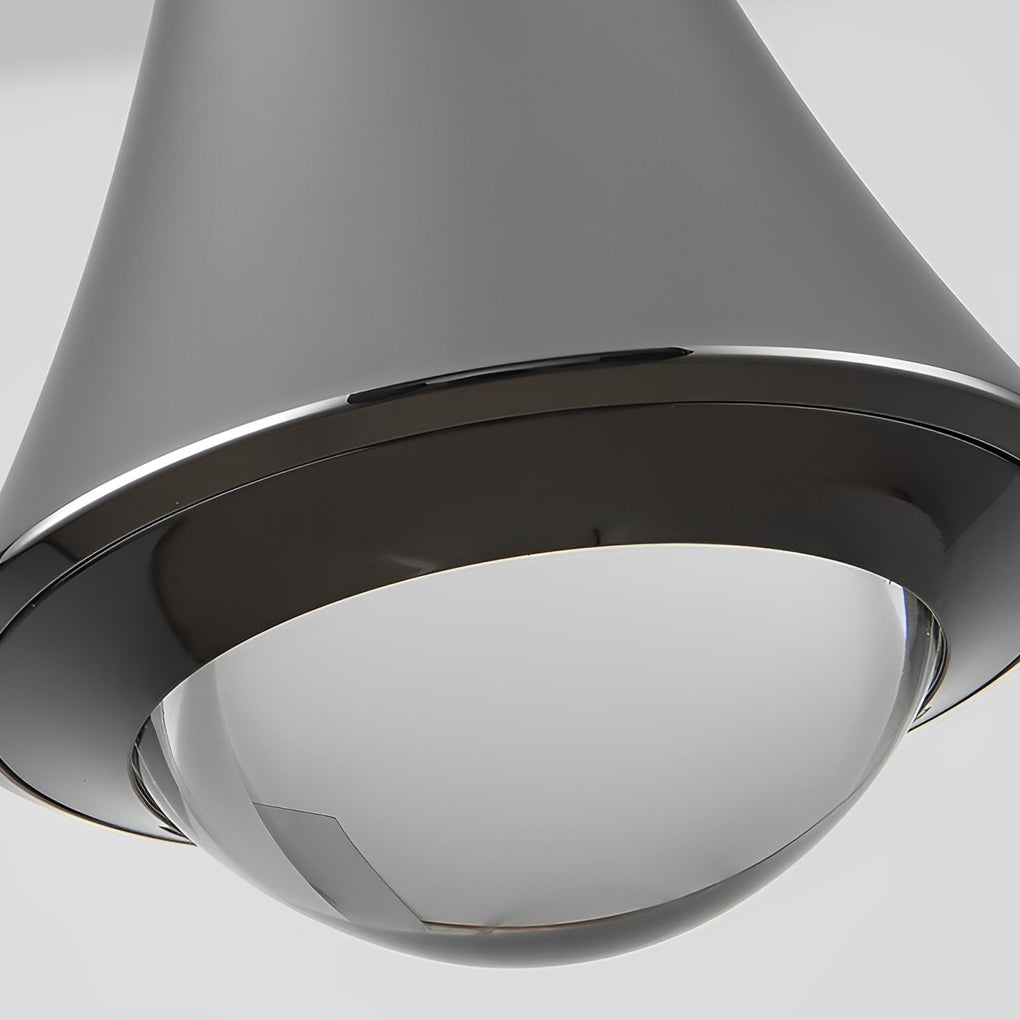 [Öppen-låda] Svarta konformade pendellampor Moderna kreativa LED taklampor