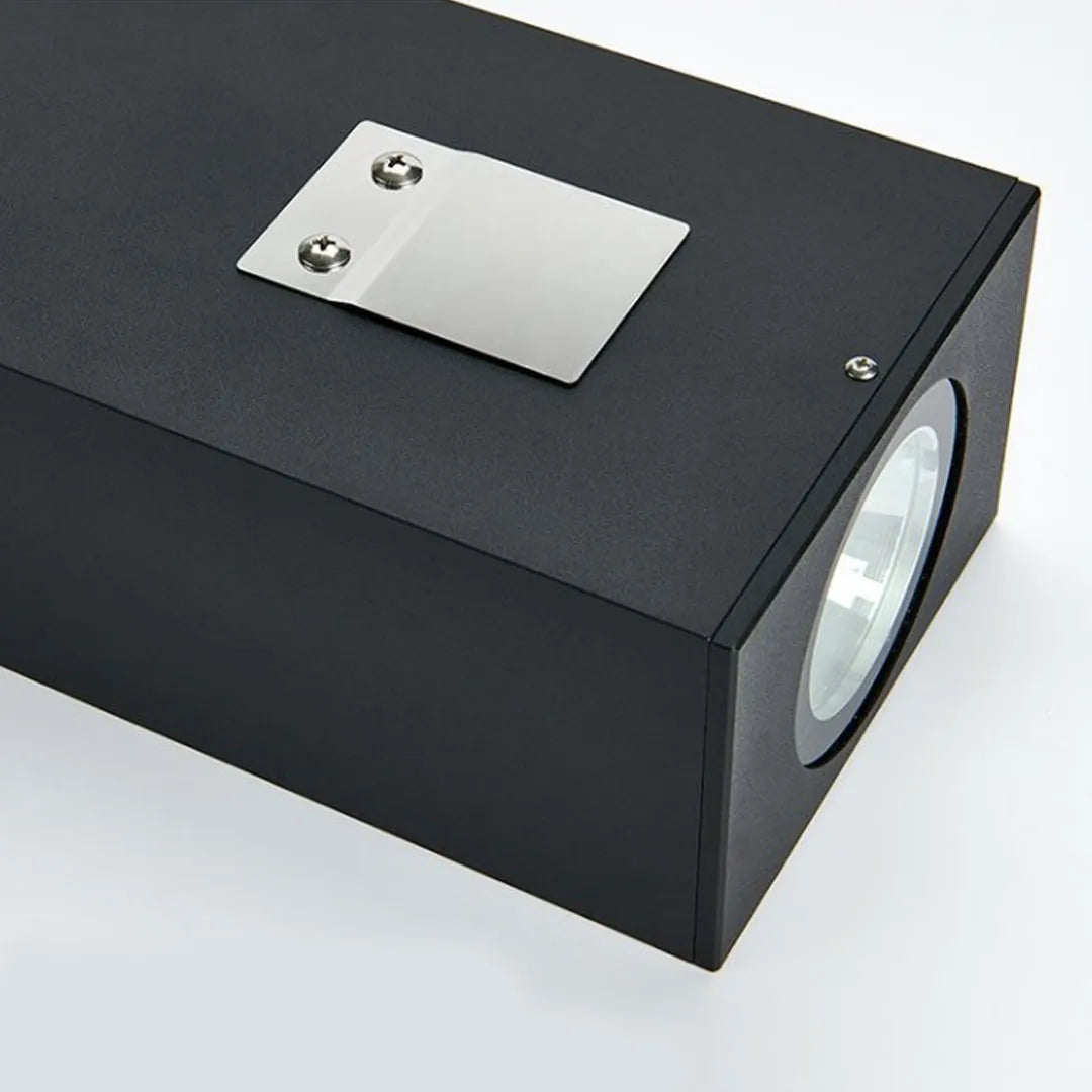 Utomhus Up Down Vägglampor Fyrkantig Minimalistisk Vattentät Lampa
