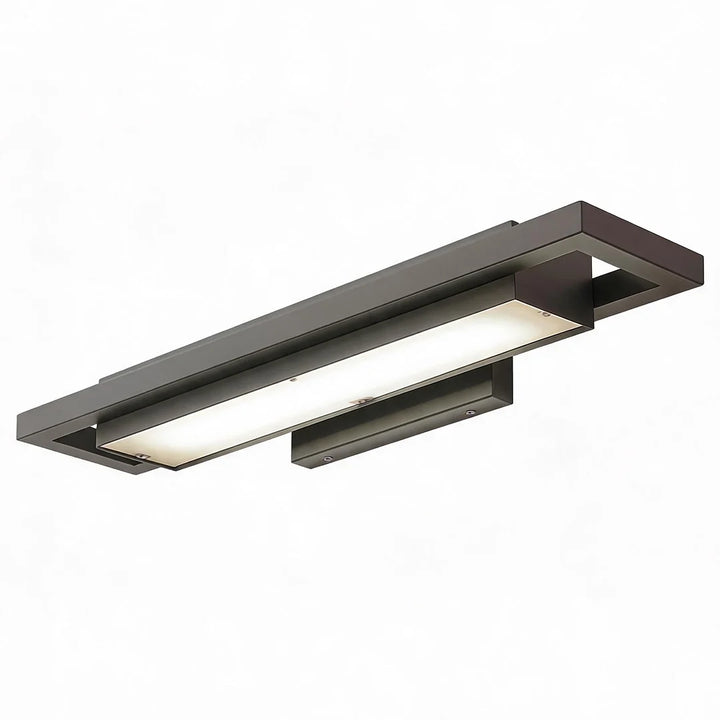 Svart Vägglampa Sconce Modern Metall LED Utomhusbelysning