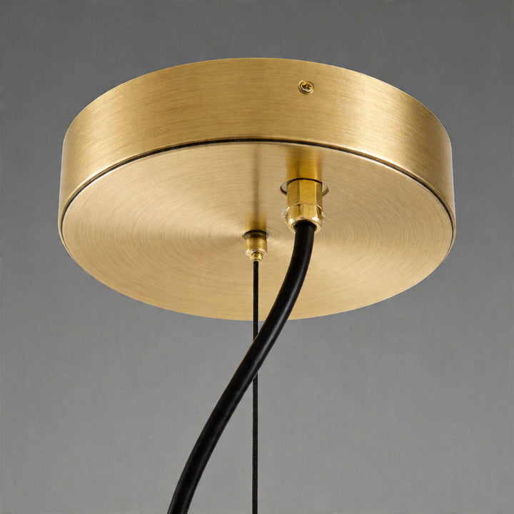 Färgat Glas Kandelaber Modern Kreativ LED Taklampa