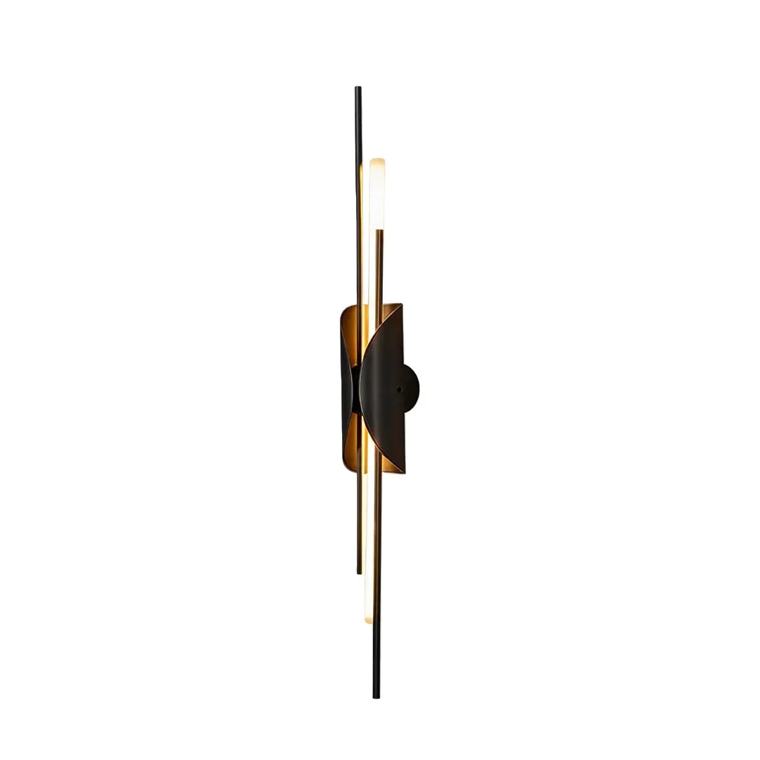 Brass Vägglampa Modern Linjär Skulptural Belysning