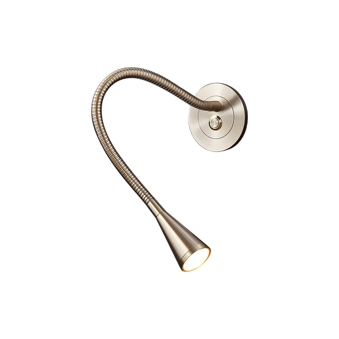 Vägglampa med svängarm LED Rotbar flexibel rörlampa