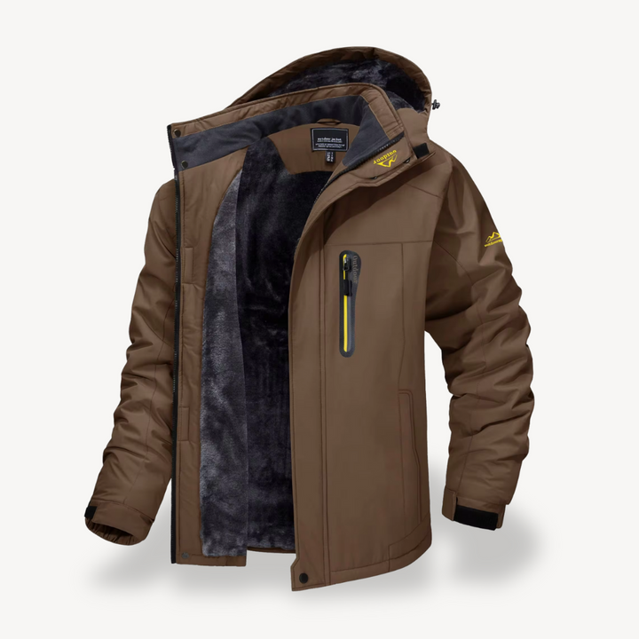 | Herr vattentät Utomhus vinter Fleece Jacka