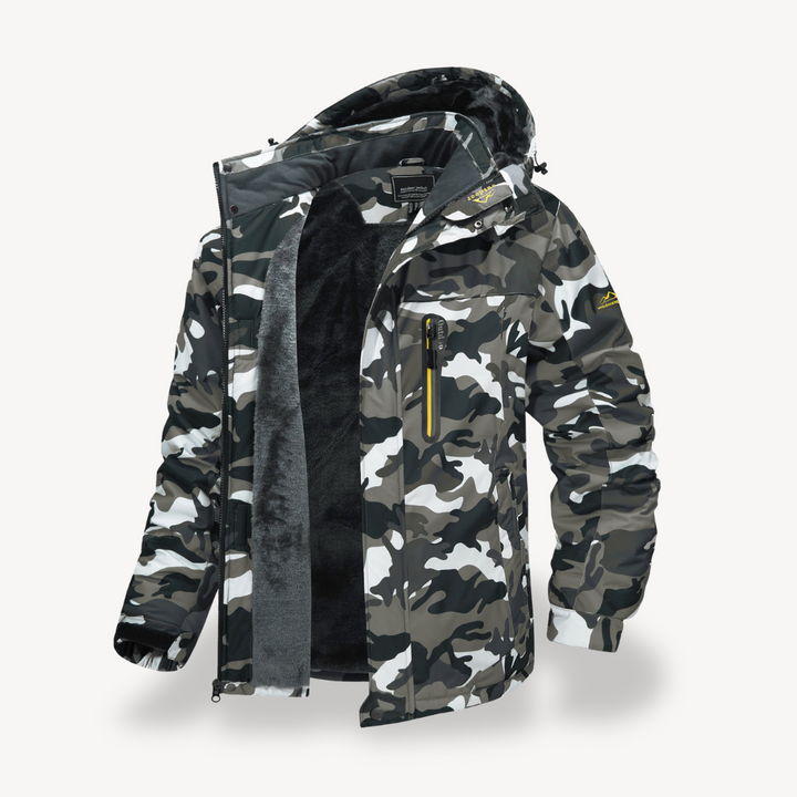 | Herr vattentät Utomhus vinter Fleece Jacka