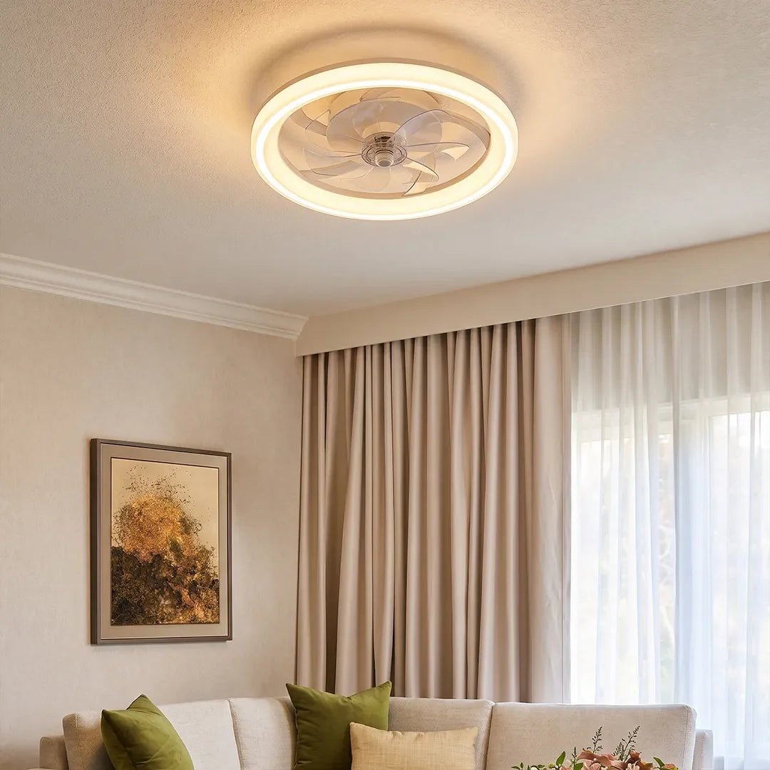 Takfläktar med Ljuskällor Modern LED-belysning