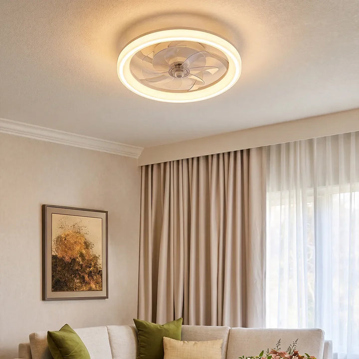 Takfläktar med Ljuskällor Modern LED-belysning