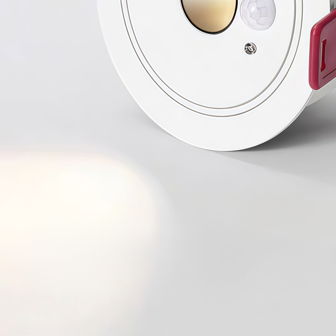 【4 PCS】Tak med Spotlights Rörelsesensor Bländskyddad LED-lampa
