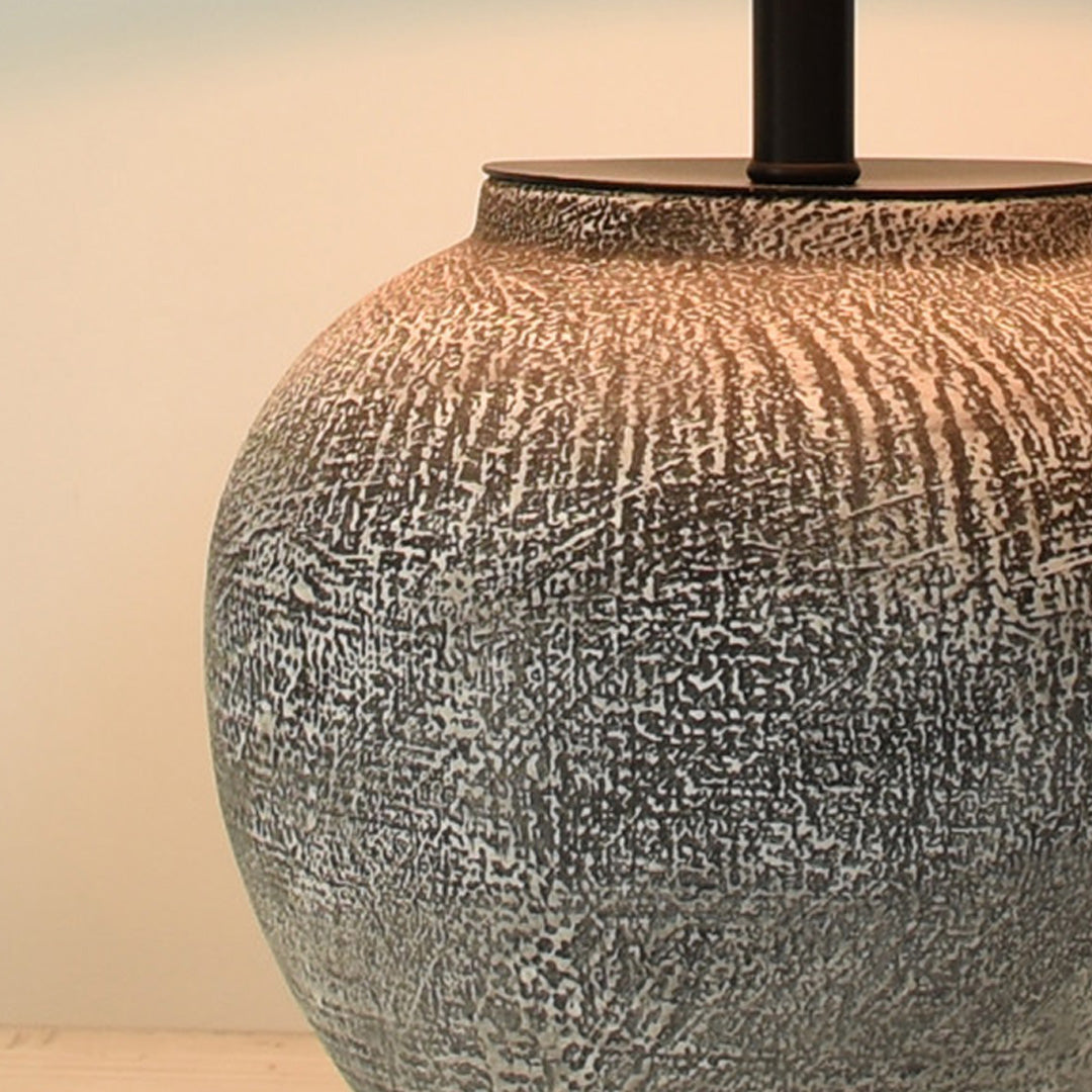 Keramisk Bordslampa Wabi-Sabi Sängbord Dekorativ Lampa