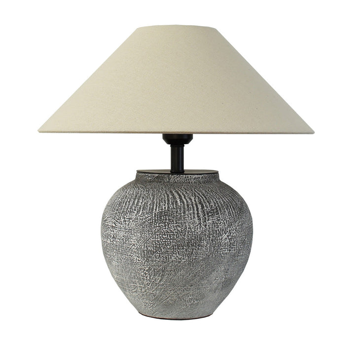 Keramisk Bordslampa Wabi-Sabi Sängbord Dekorativ Lampa