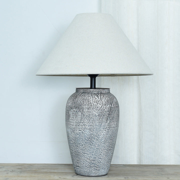 Keramisk Bordslampa Wabi-Sabi Sängbord Dekorativ Lampa