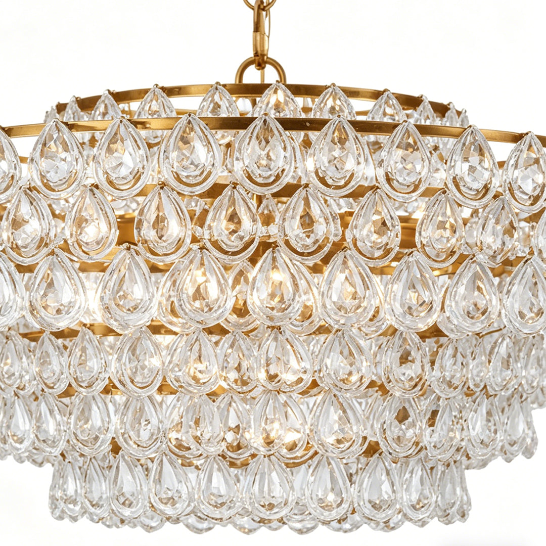 Kronljus Crystal All-Koppar Postmodern Lyx Taklampa