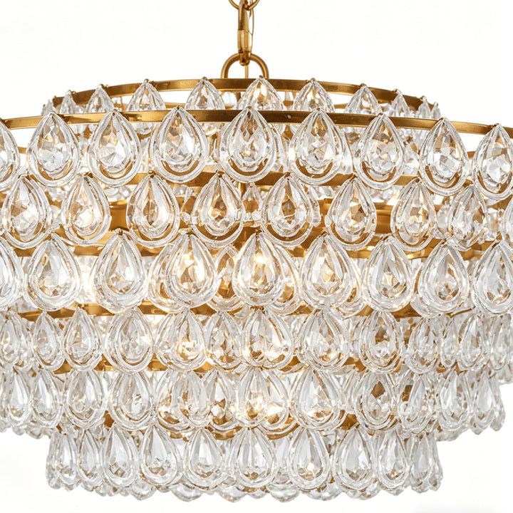 Kronljus Crystal All-Koppar Postmodern Lyx Taklampa